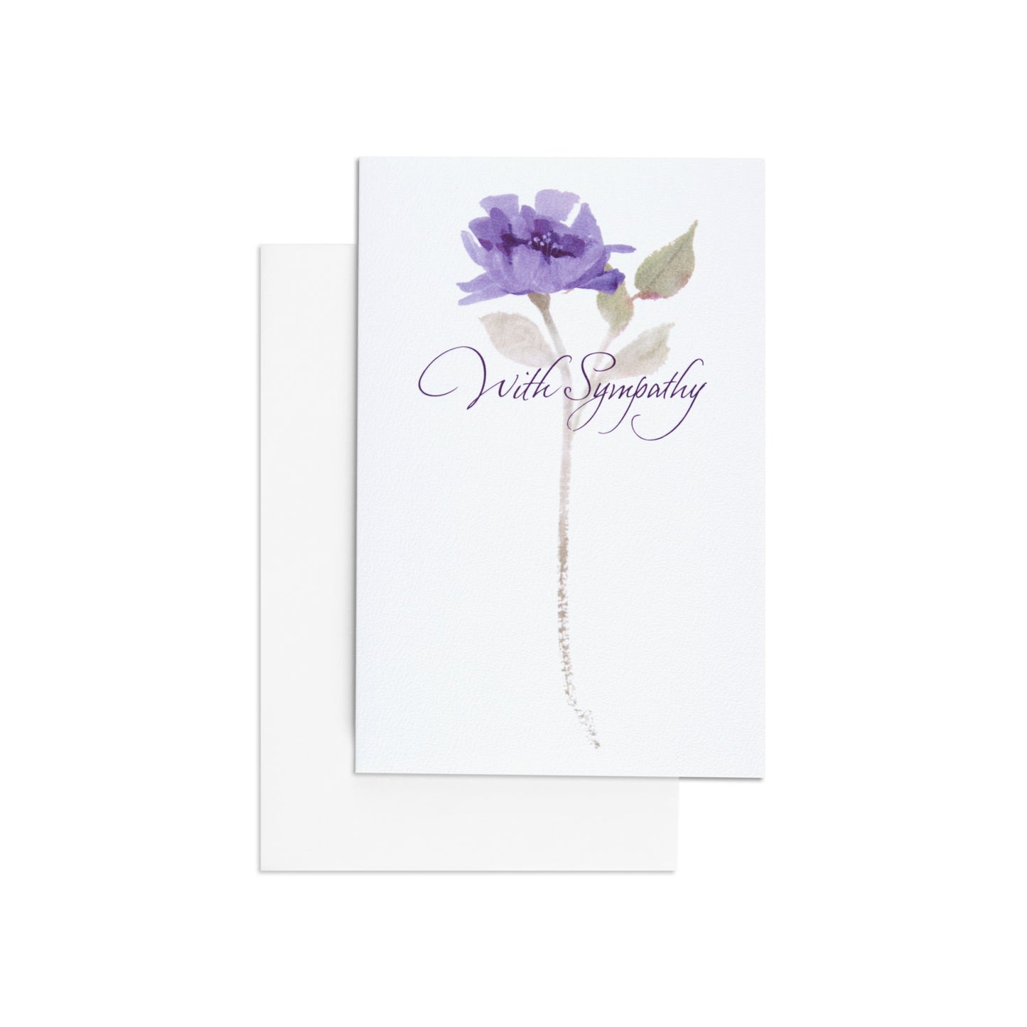 Elegant & Simple Floral Sympathy Card