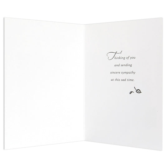 Elegant & Simple Floral Sympathy Card