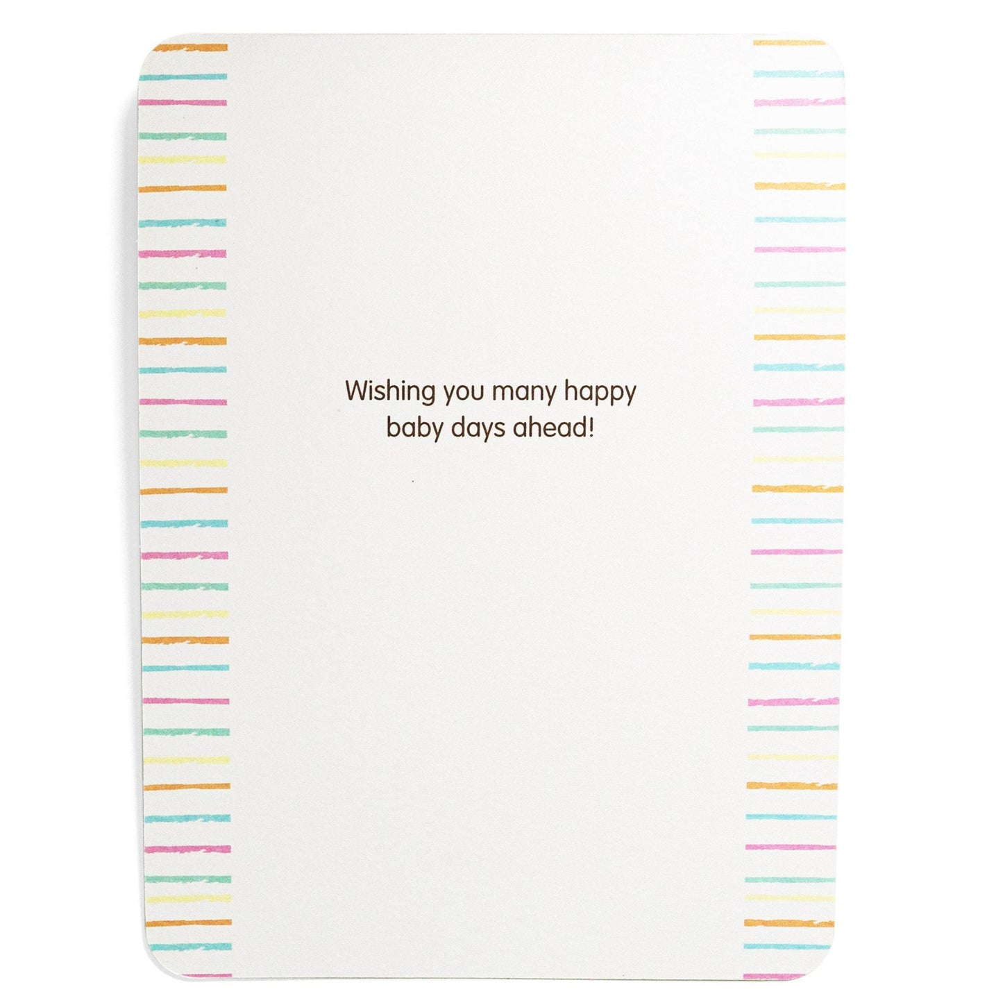 Beautiful & Colourful Flip Up Baby Shower Card