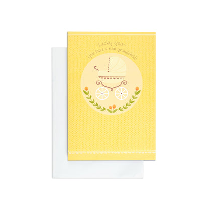 Sweet New Baby Grandchild Congratulations Card