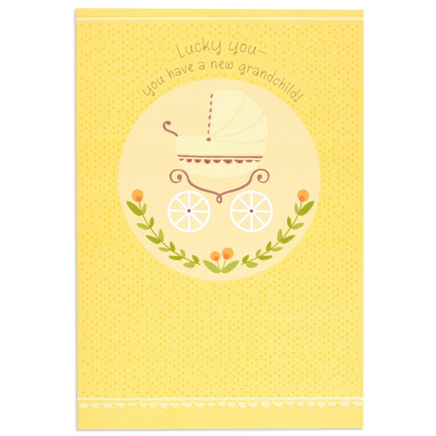 Sweet New Baby Grandchild Congratulations Card