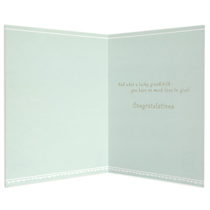 Sweet New Baby Grandchild Congratulations Card