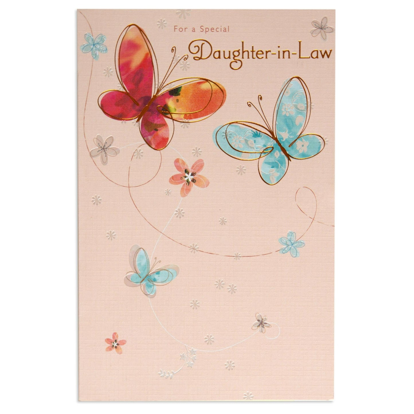 Colourful Butterflies Sweet Daughter-in-Law Birthday Card