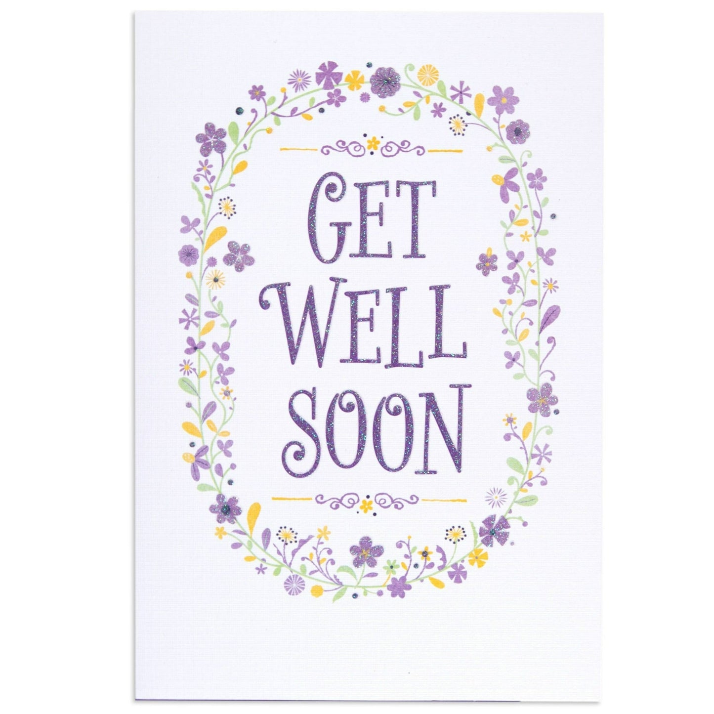 Sweet Floral Get Well Soon Card