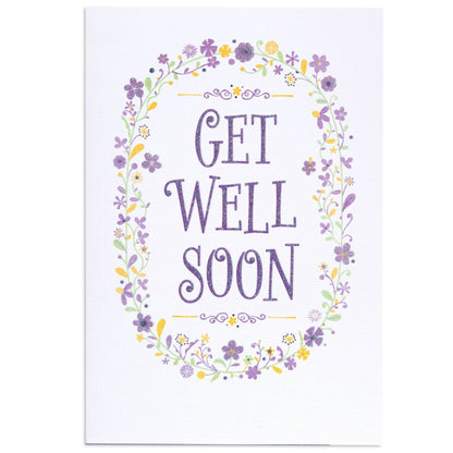 Sweet Floral Get Well Soon Card