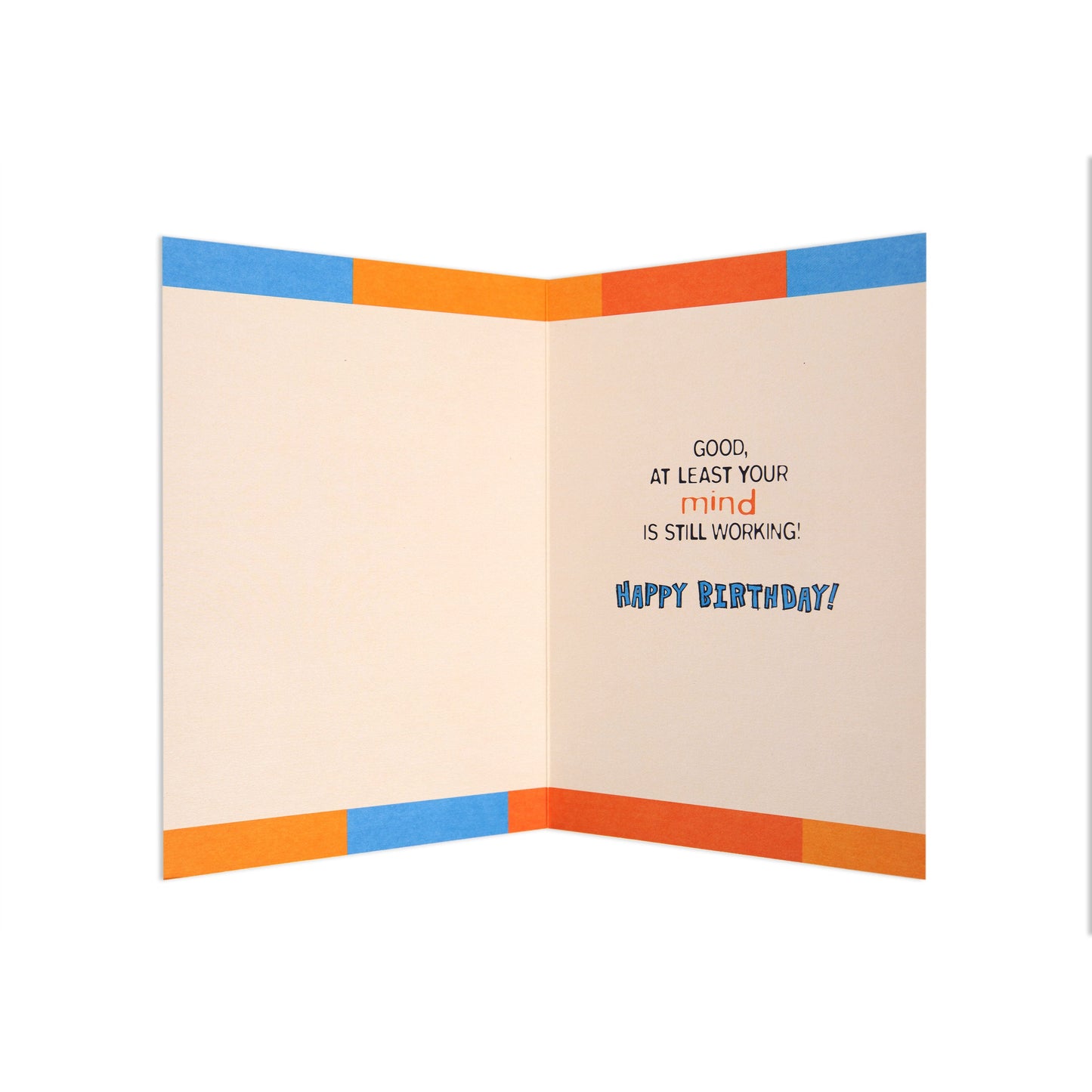 One Year Older Colourful Funny Riddle Birthday Card