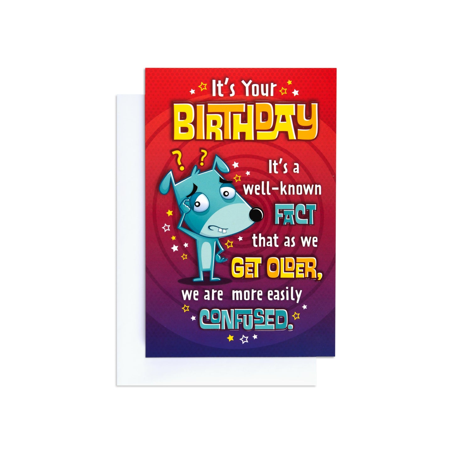 Funny Upside Down Confusing Birthday Card