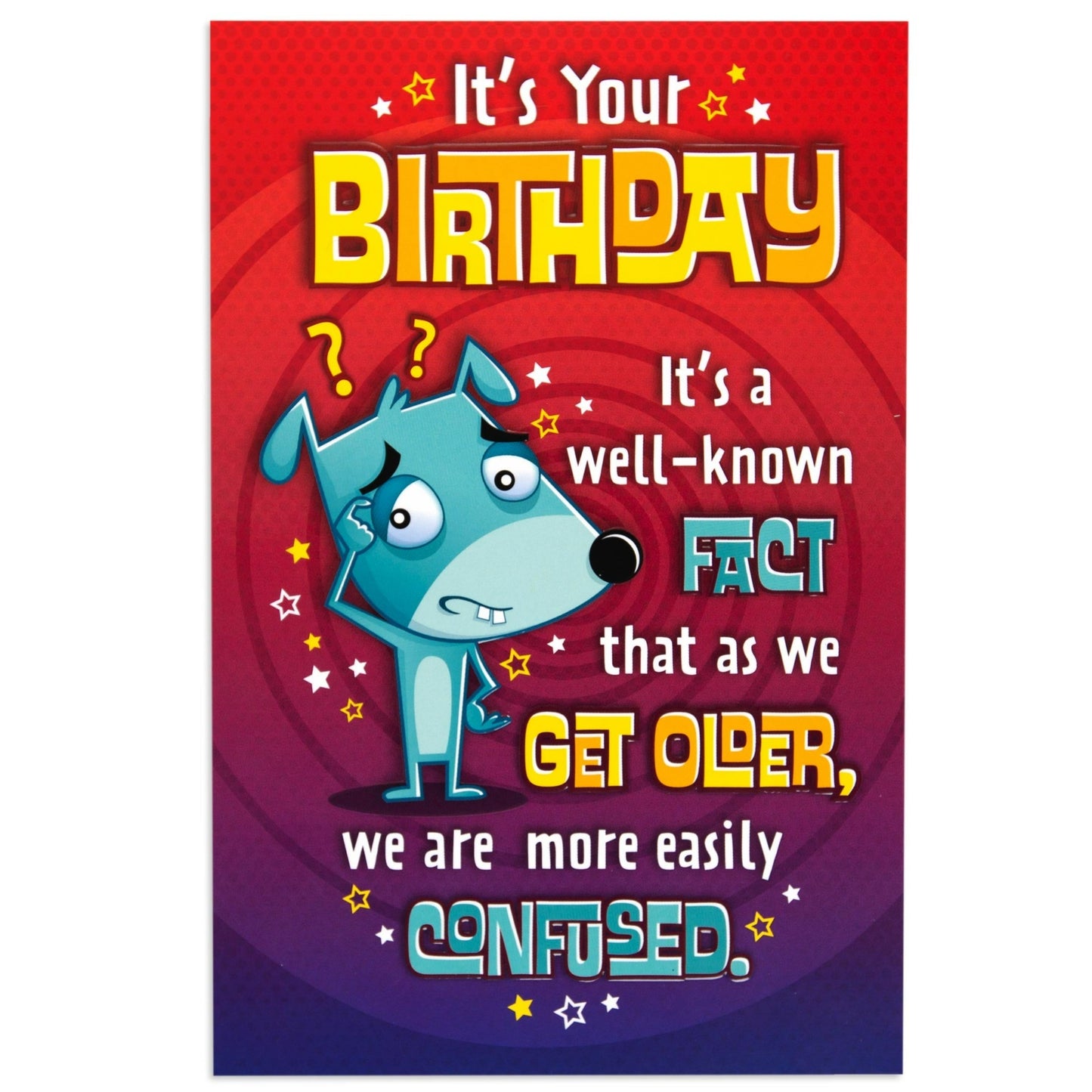 Funny Upside Down Confusing Birthday Card