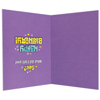 Funny Upside Down Confusing Birthday Card