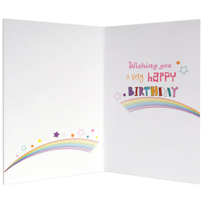 Fabulous & Colourful 8th Birthday Card