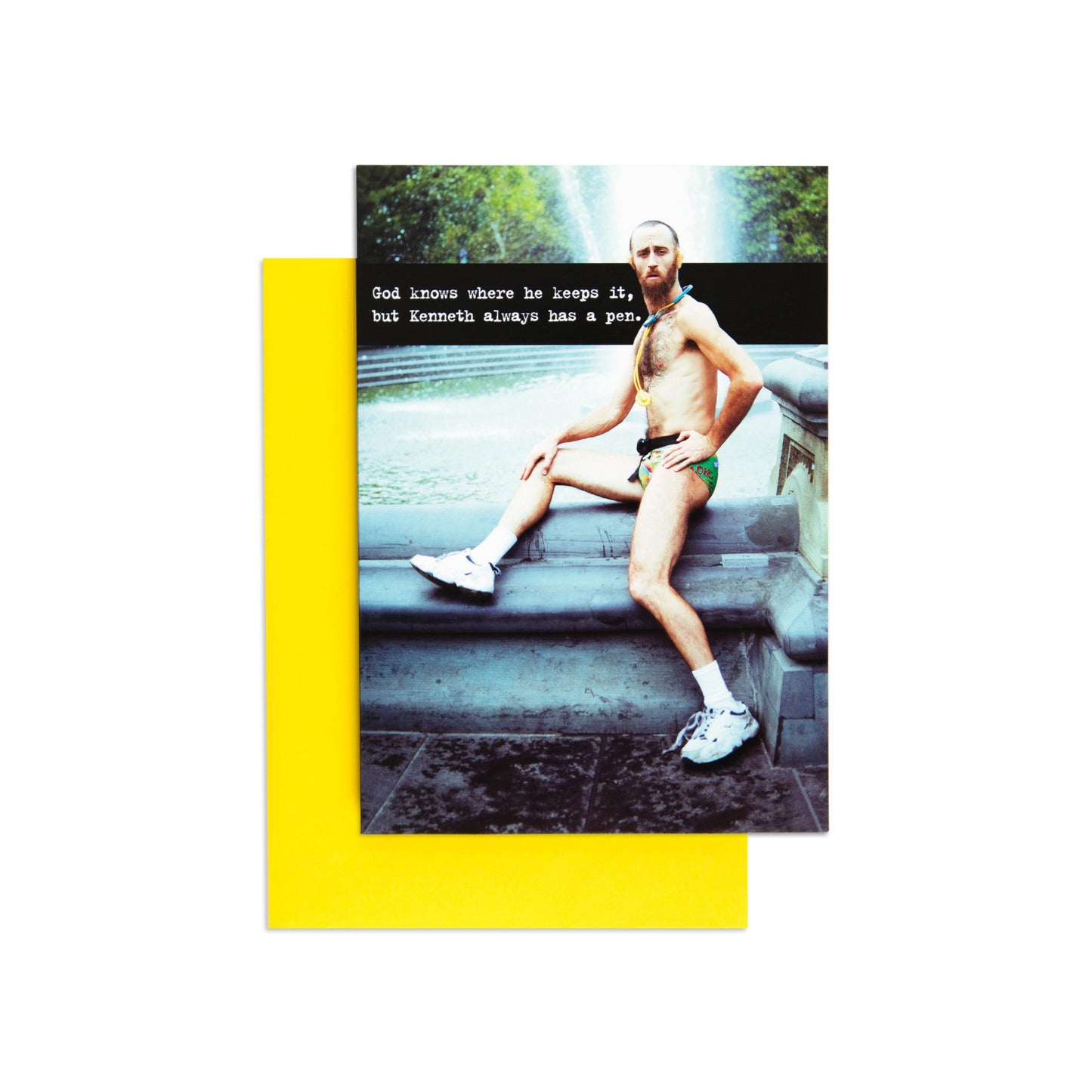 Kenneth And His Pen Hilarious Birthday Card