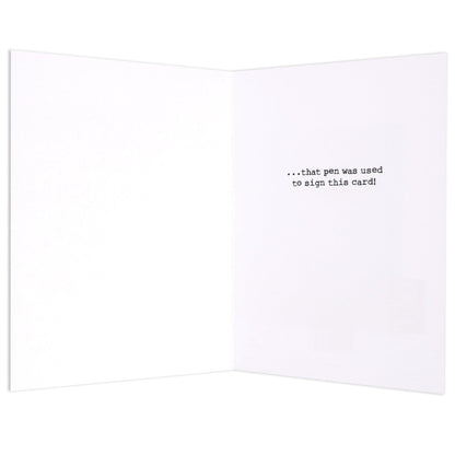 Kenneth And His Pen Hilarious Birthday Card