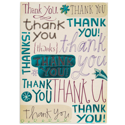 Fun & Contemporary Can't Thank You Enough Card