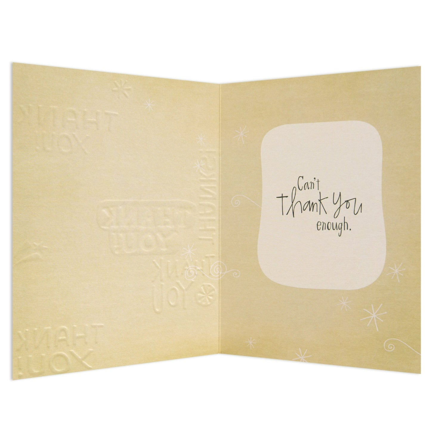 Fun & Contemporary Can't Thank You Enough Card