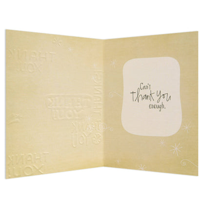 Fun & Contemporary Can't Thank You Enough Card