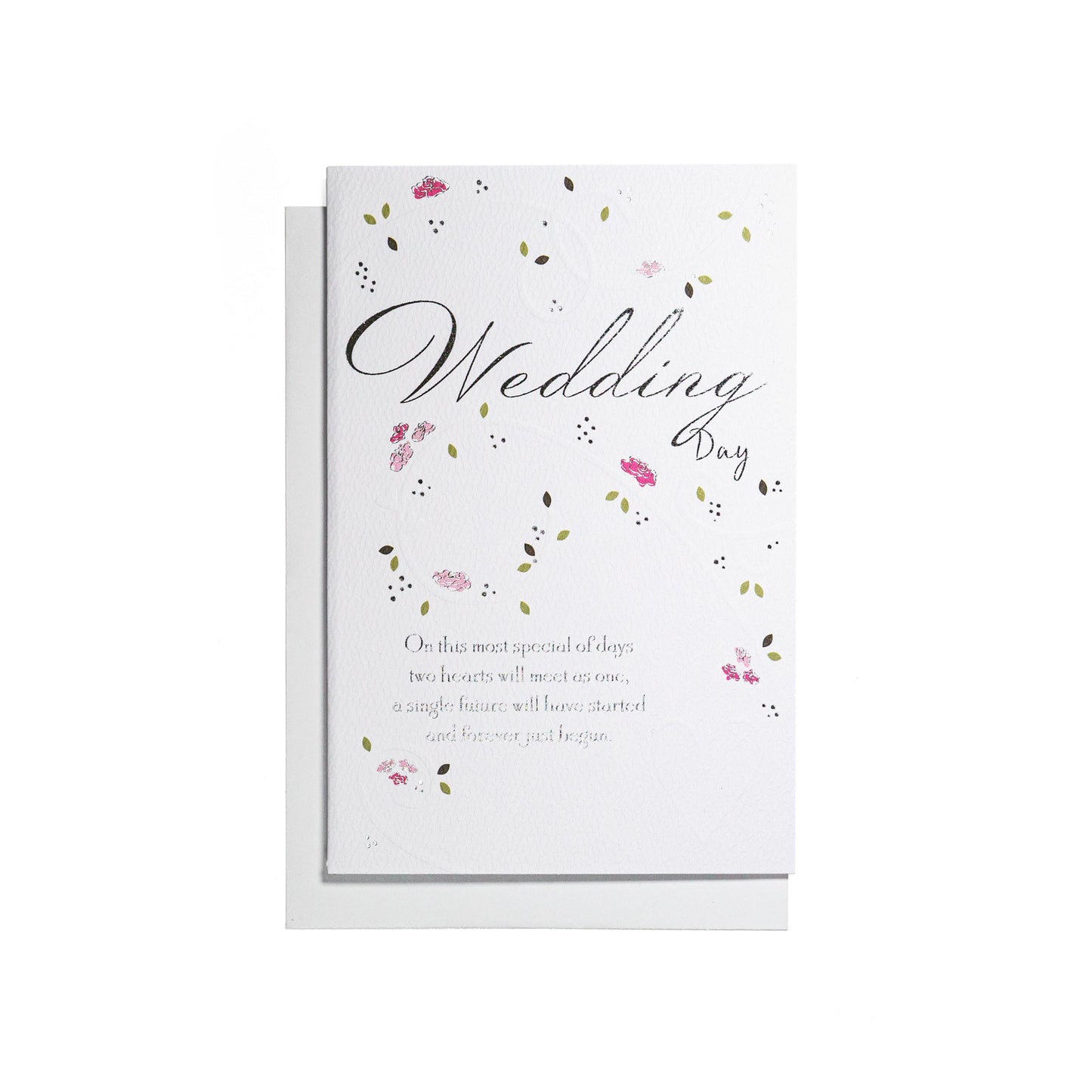Elegant & Timeless Wedding Day Congratulations Card