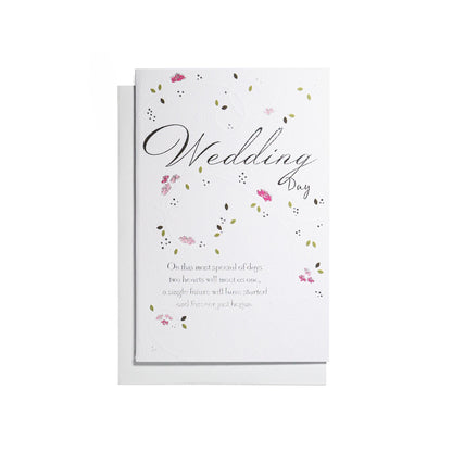 Elegant & Timeless Wedding Day Congratulations Card