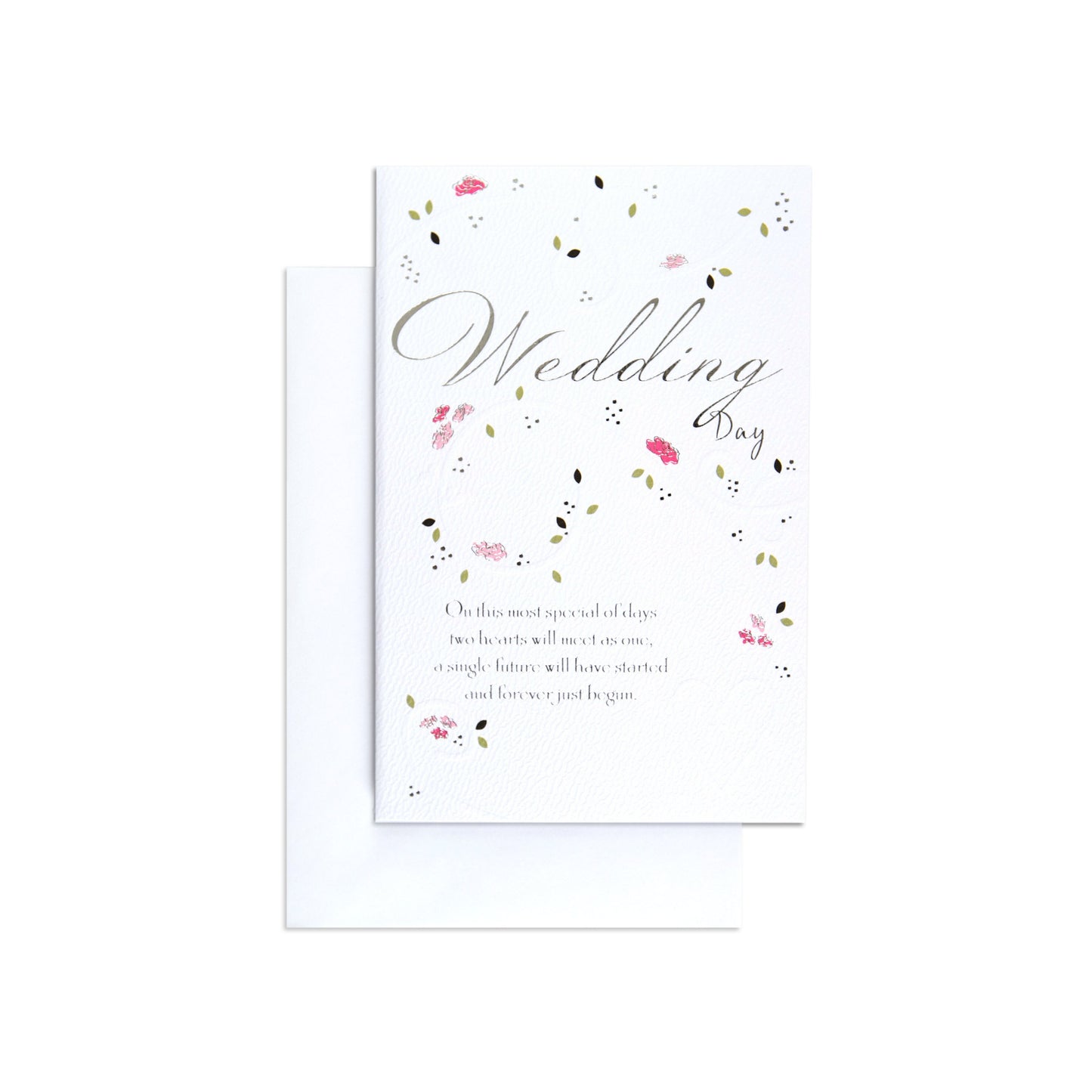 Elegant & Timeless Wedding Day Congratulations Card