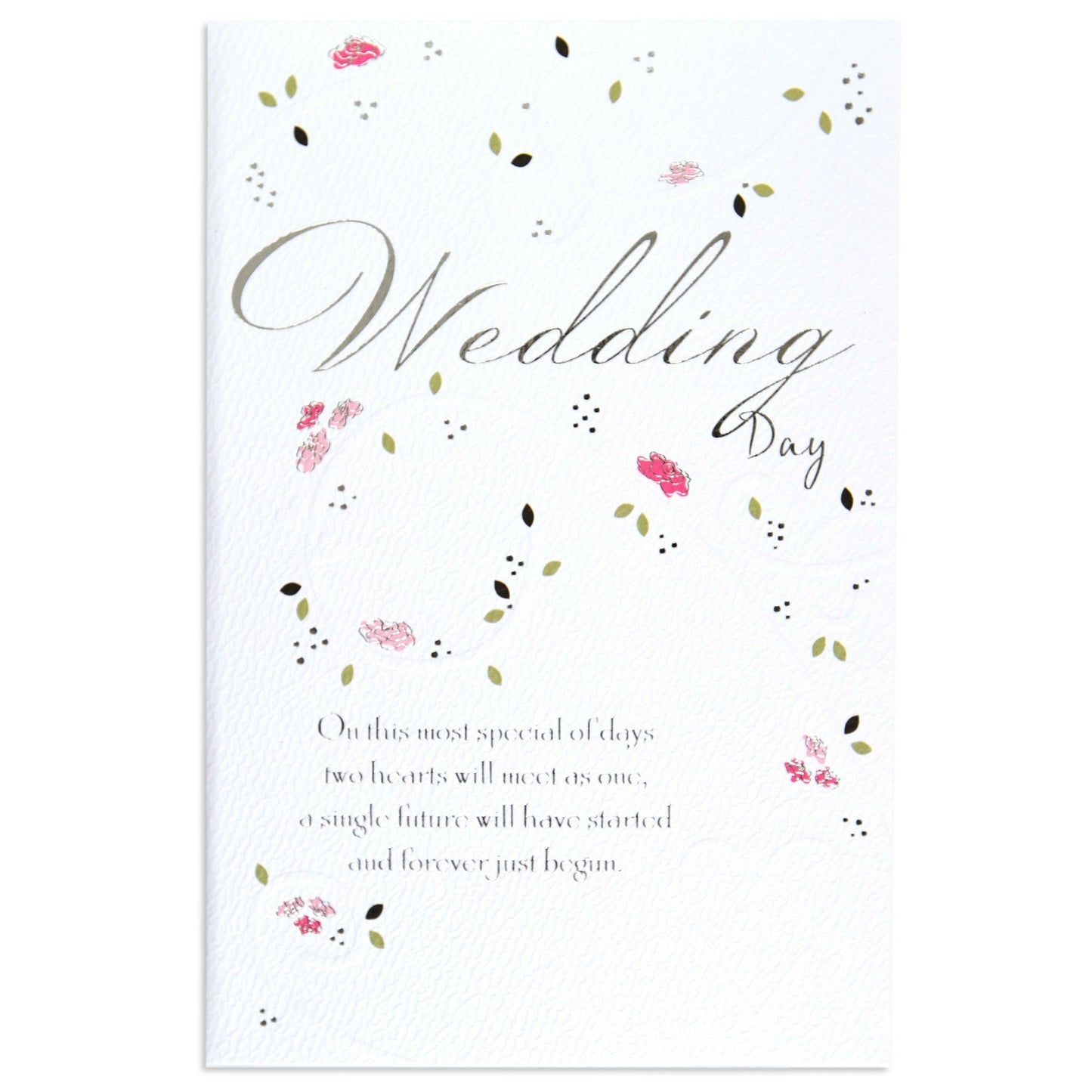 Elegant & Timeless Wedding Day Congratulations Card