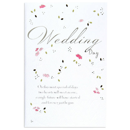 Elegant & Timeless Wedding Day Congratulations Card