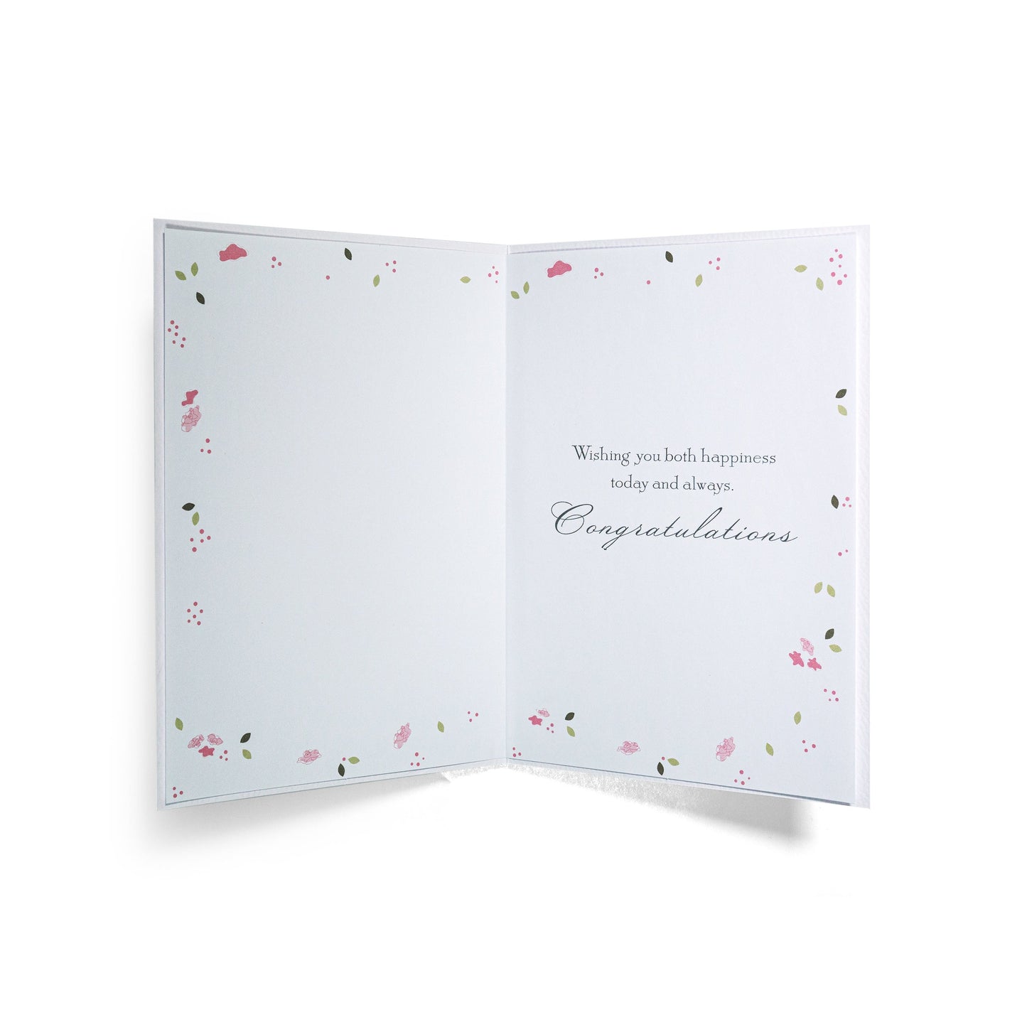 Elegant & Timeless Wedding Day Congratulations Card