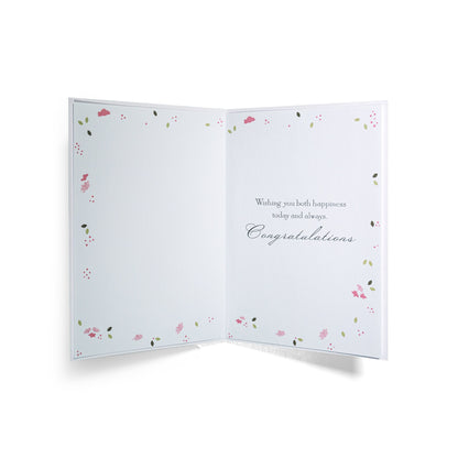 Elegant & Timeless Wedding Day Congratulations Card
