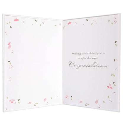 Elegant & Timeless Wedding Day Congratulations Card