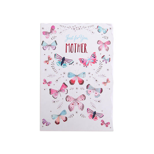 Mother's Day Card - Colourful Butterflies