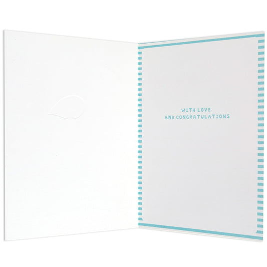 Lovely Little Boy Sweet Christening Card