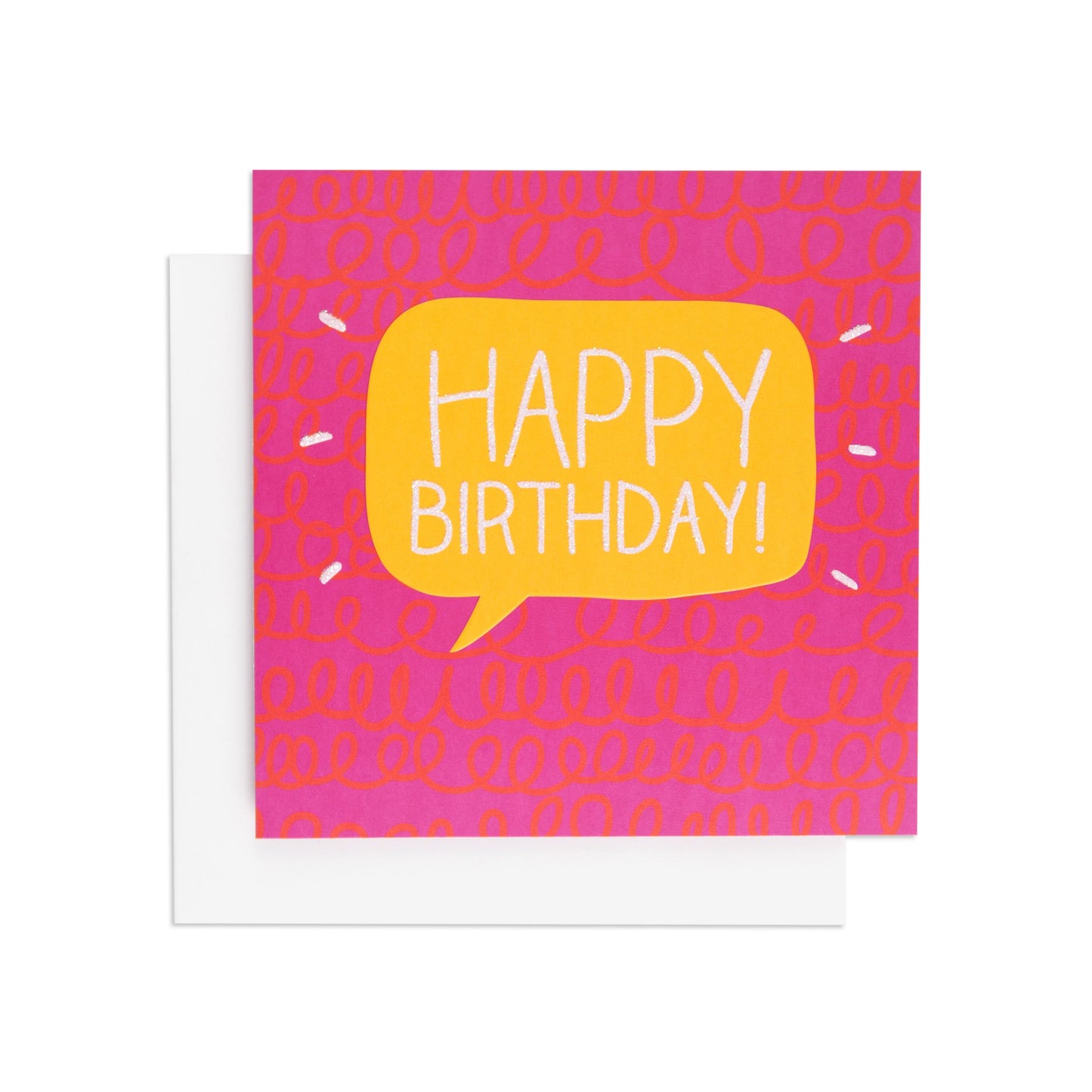 Happy Birthday Speech Bubble Fun Birthday Card