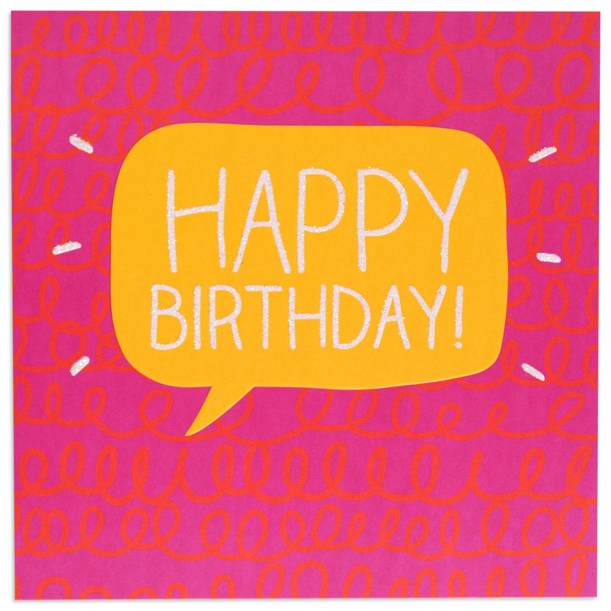 Happy Birthday Speech Bubble Fun Birthday Card – Hallmark Australia