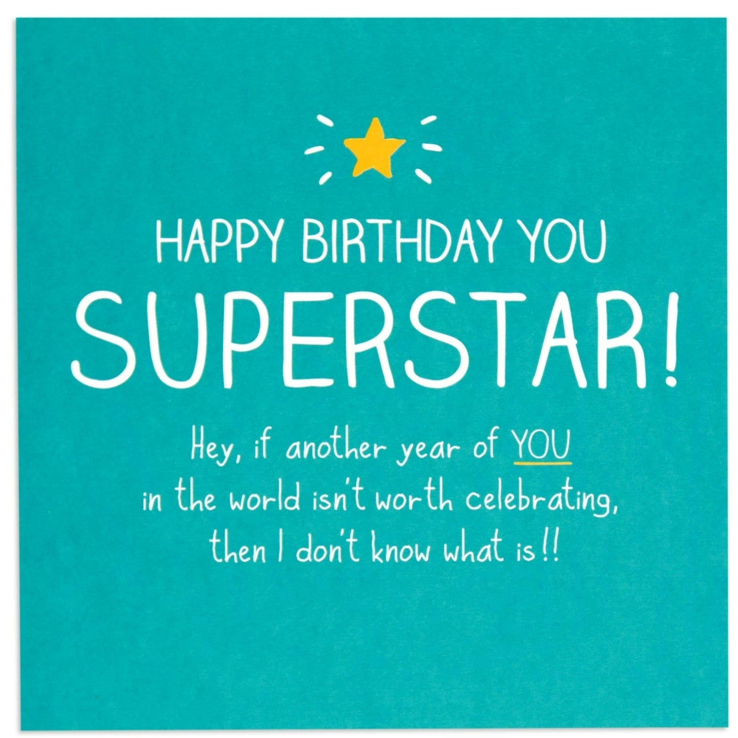 Superstar Cheerful Birthday Card
