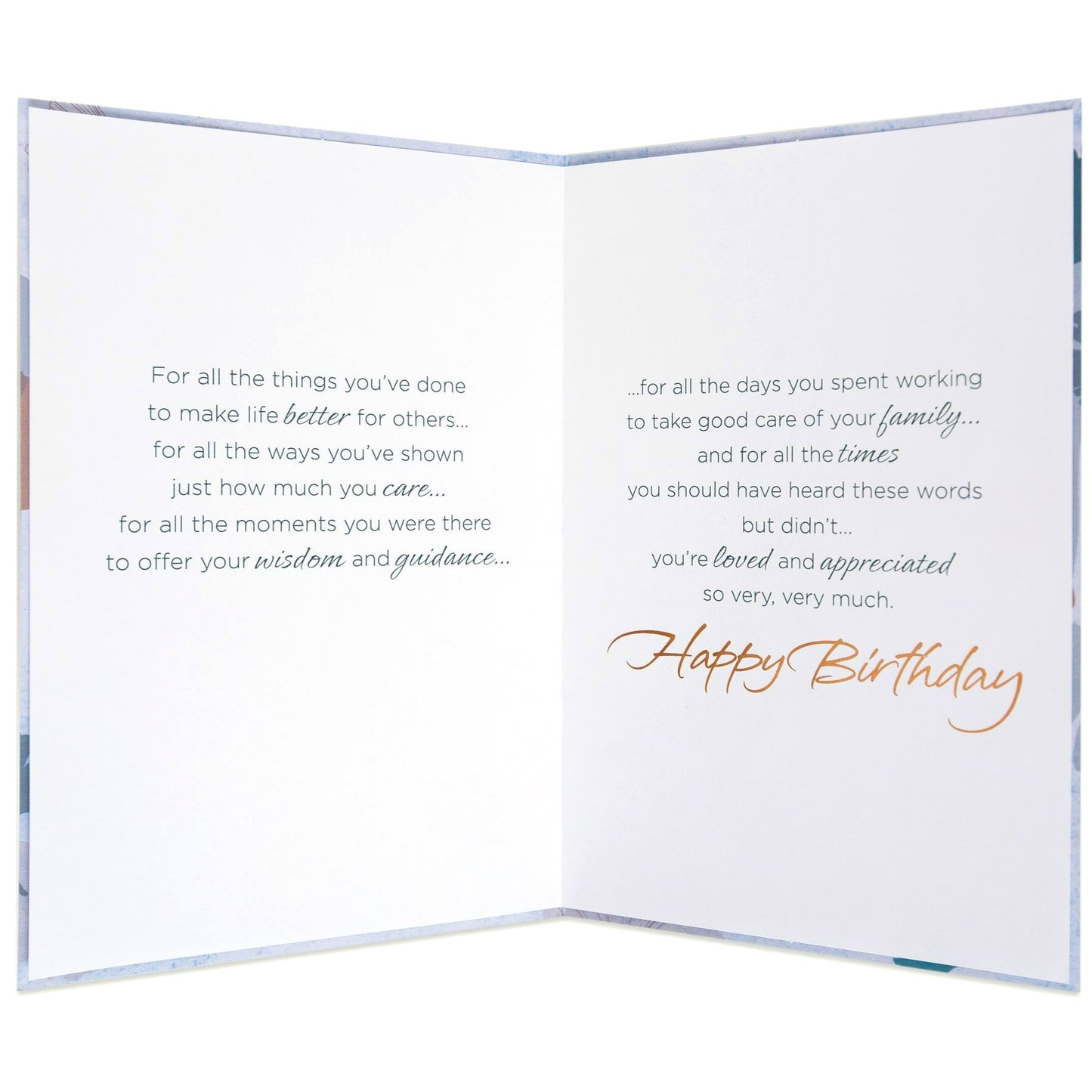 Special & Lovely Birthday Card For Father / Dad