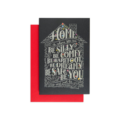 Lovely Illustrated New Home Celebration Card