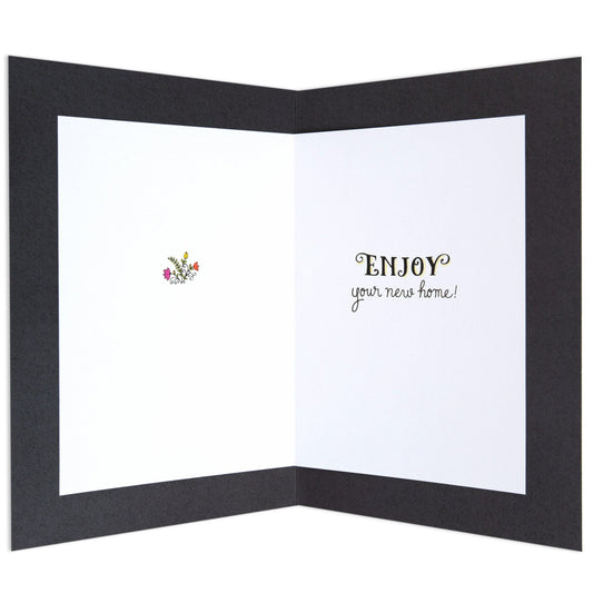 Lovely Illustrated New Home Celebration Card