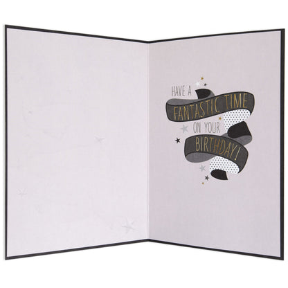 Pop The Bubbly Stylish 21st Birthday Card