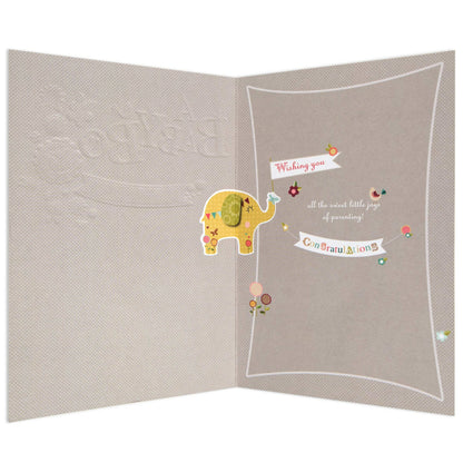 Lovely Baby Boy Welcome Congratulations Card