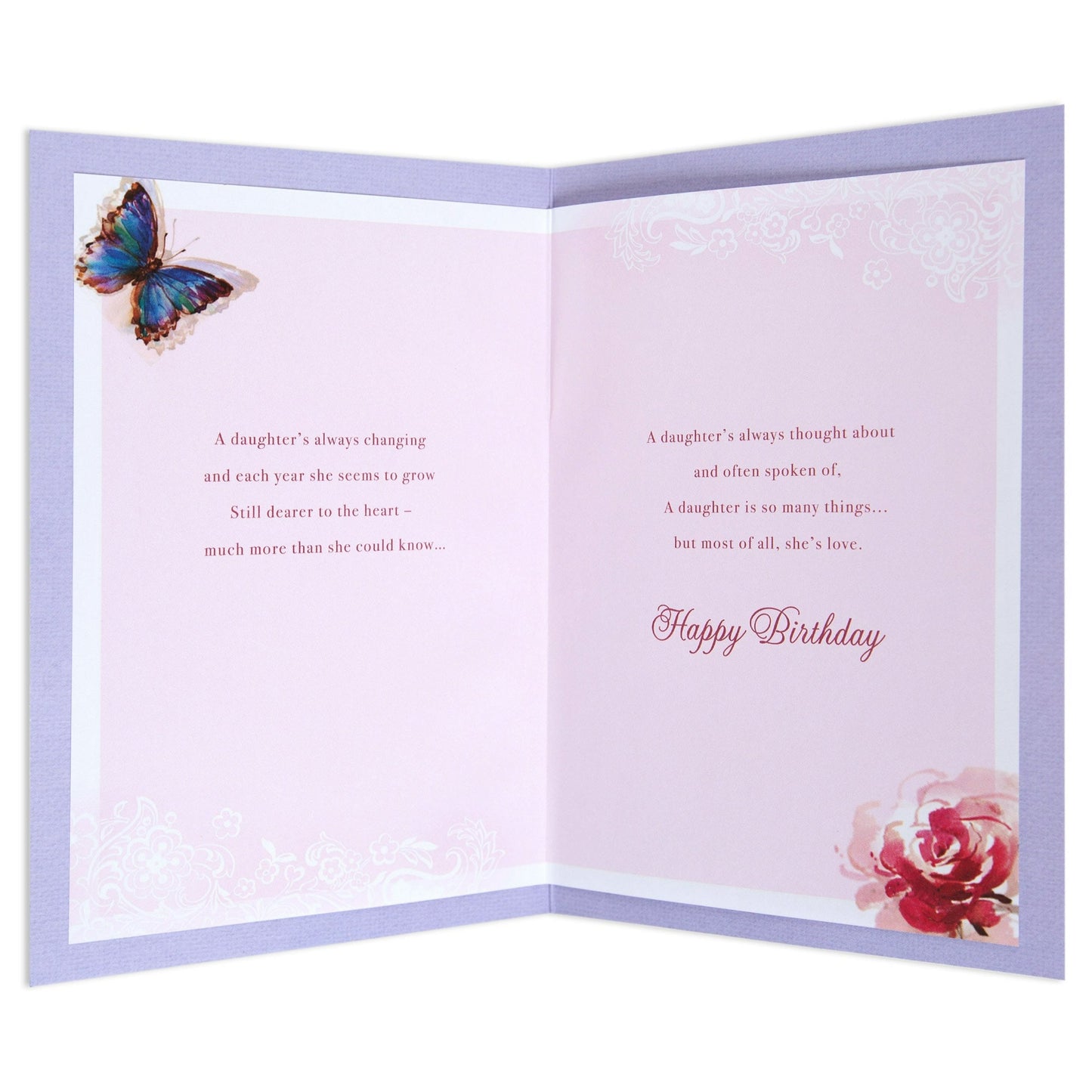 Beautiful & Thoughtful Lovely Daughter Birthday Card