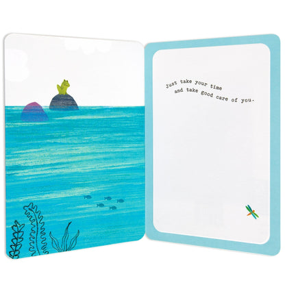 Kind & Sentimental Turtle Get Well Card