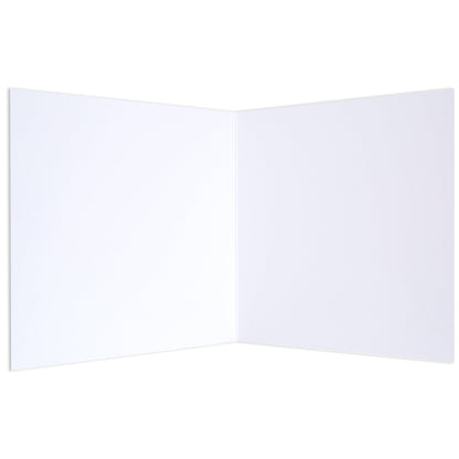 Green Koala by Dots By Donna blank card opened, showing empty white inside for personal message.