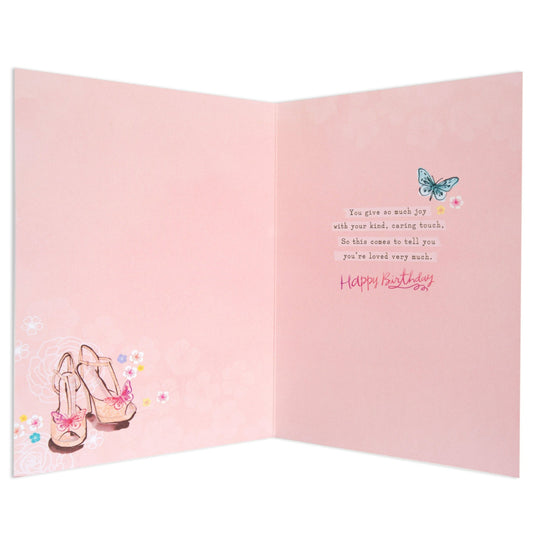 Sweet & Poetic Granddaughter Birthday Card
