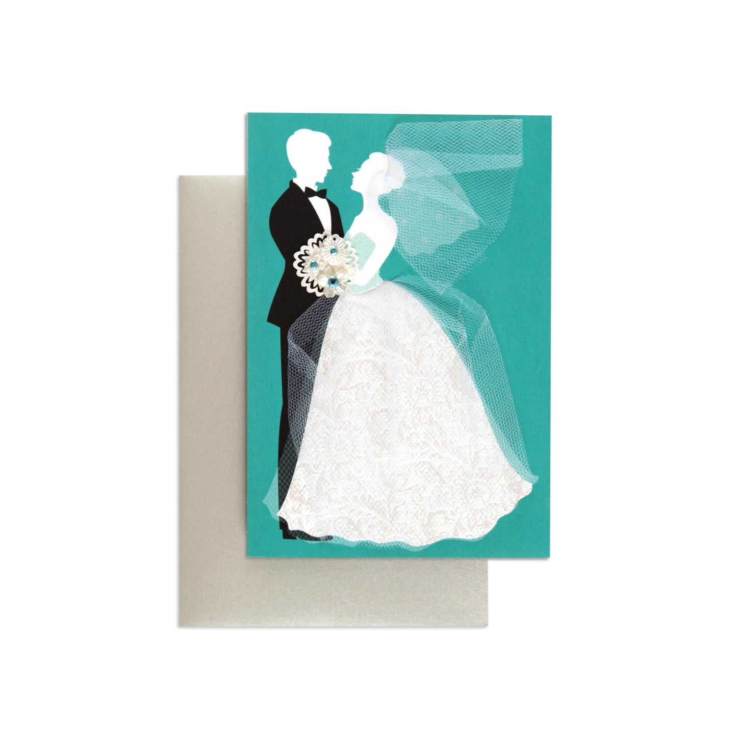 Beautiful Beginning Wedding Congratulations Card