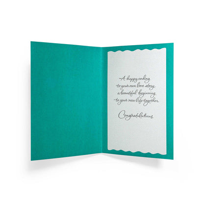 Beautiful Beginning Wedding Congratulations Card