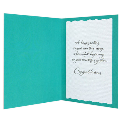Beautiful Beginning Wedding Congratulations Card