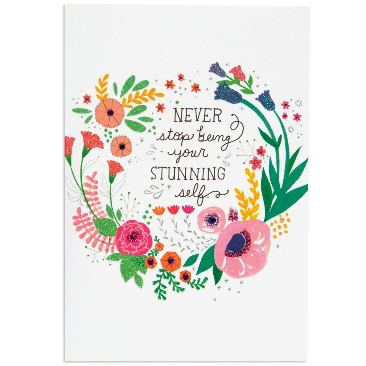 Stunning Self Cute Birthday Card