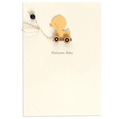 Duckling Baby Adorable Congratulations Card