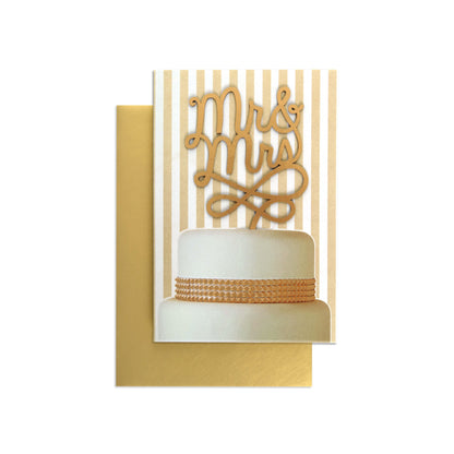 Cake Topper Beautiful Wedding Congratulations Card