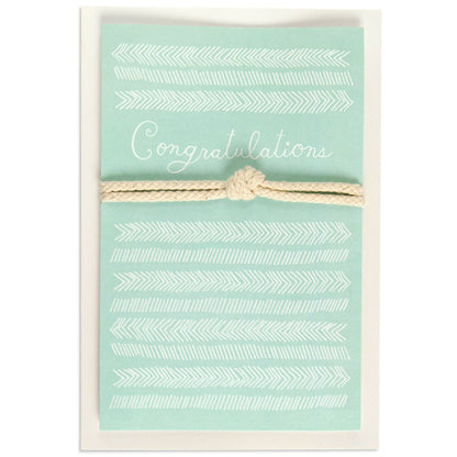 Tie The Knot Unique Wedding Congratulations Card