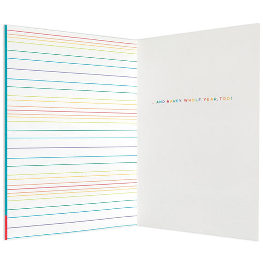 Rainbow Cake Fun Birthday Card