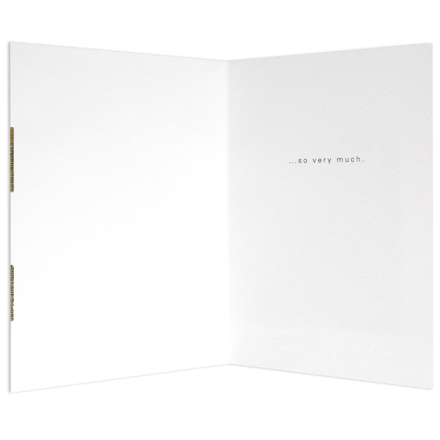 Gold Polka Dots Stylish Thank You Card